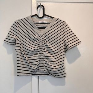 Alexander Wang.t stripped tee with twisted front Size S